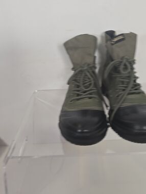CONVERSE GORE-TEX Olive Green and Black Tactical Lace-Up Boots